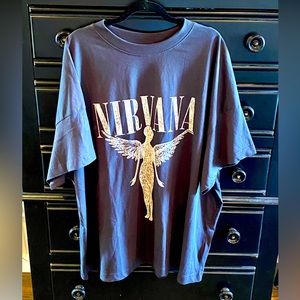 Oversized H&M Nirvana Graphic Tee